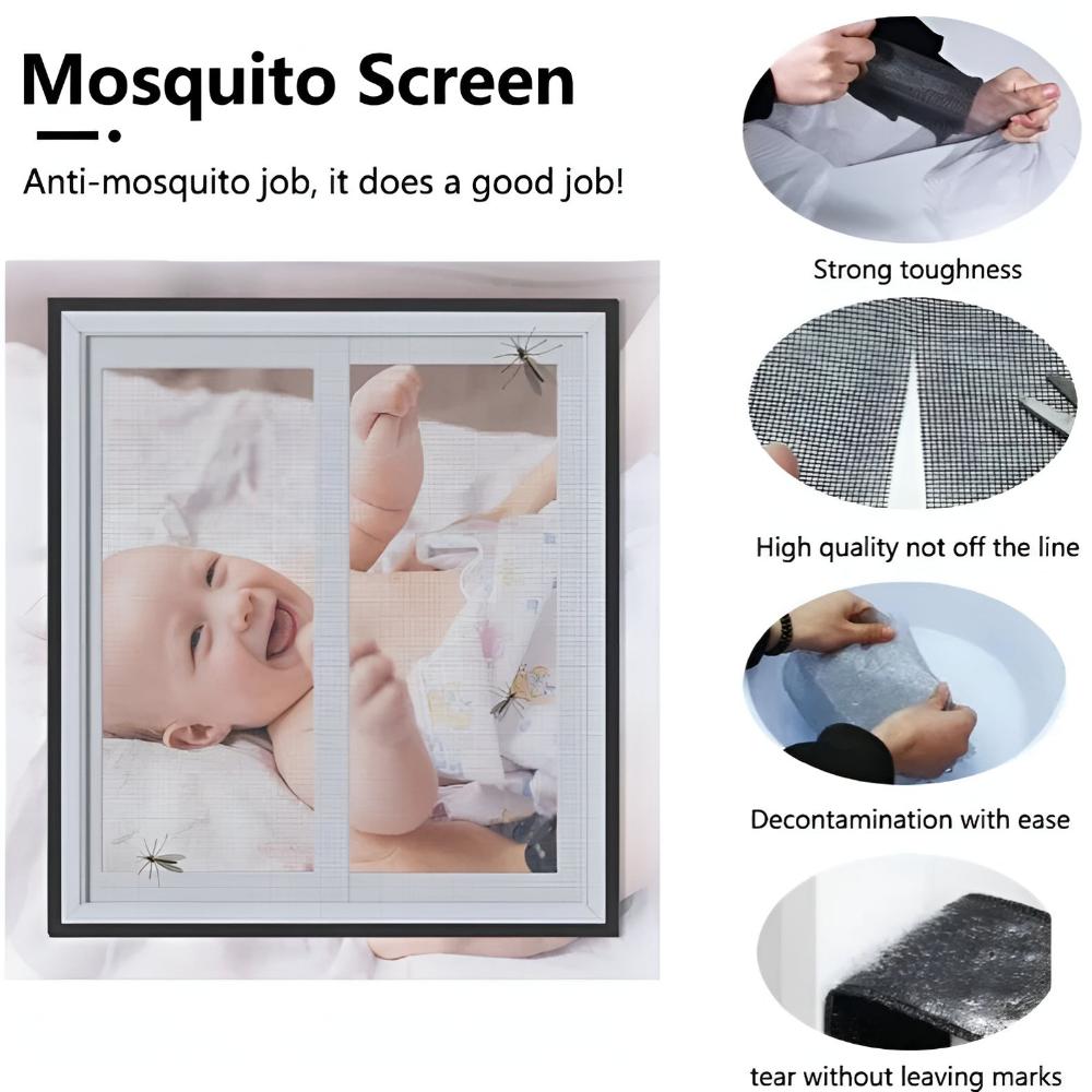 Magnetic Shield Window Net — Easy Install Insect Barrier