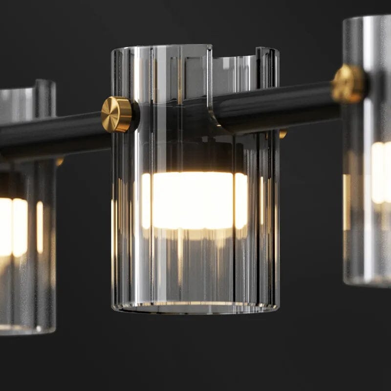 Aurelia Glaspendelleuchte mit verstellbarem Kabel und LED-Birne