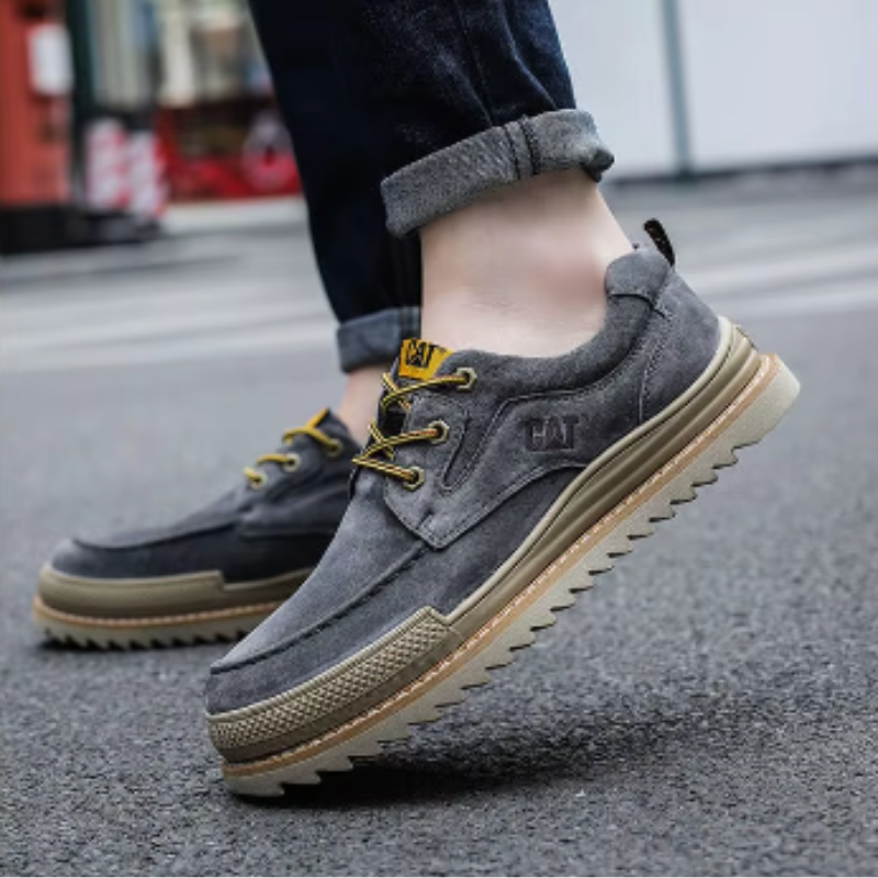 Leder-Schnürsneaker CAT® UrbanEdge — zeitloser Komfort