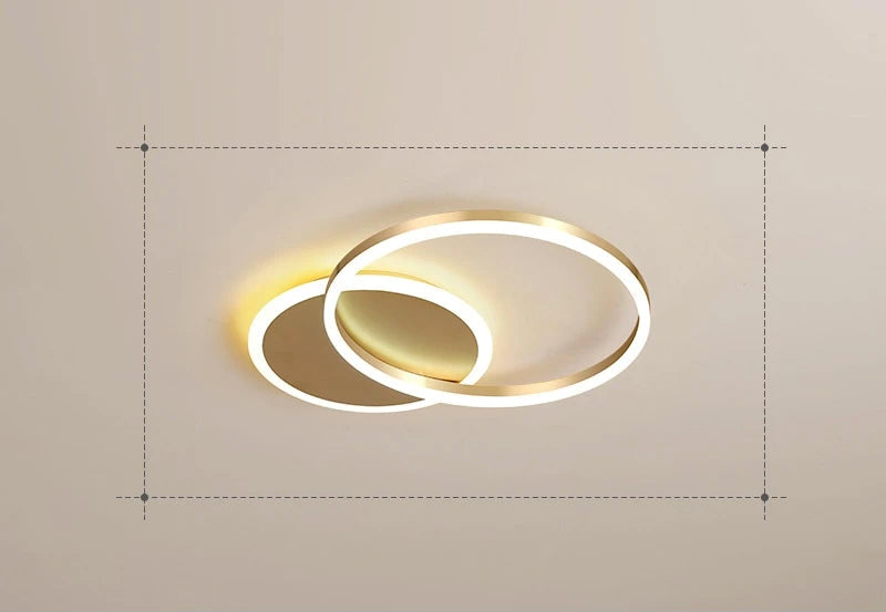 Krogvold taklampa — svävande ringdesign med LED