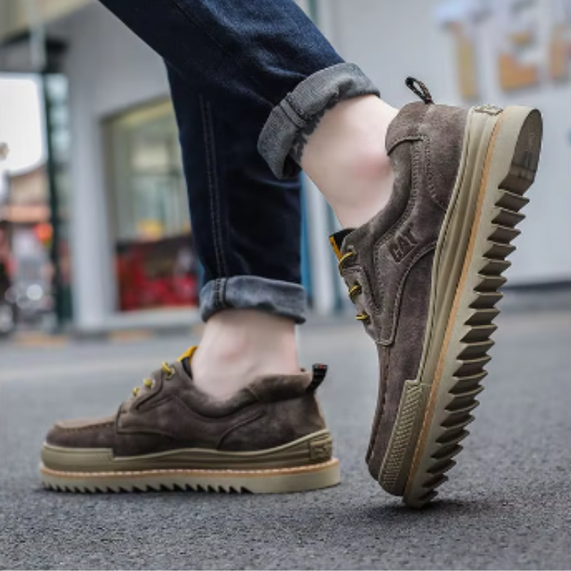 Leder-Schnürsneaker CAT® UrbanEdge — zeitloser Komfort
