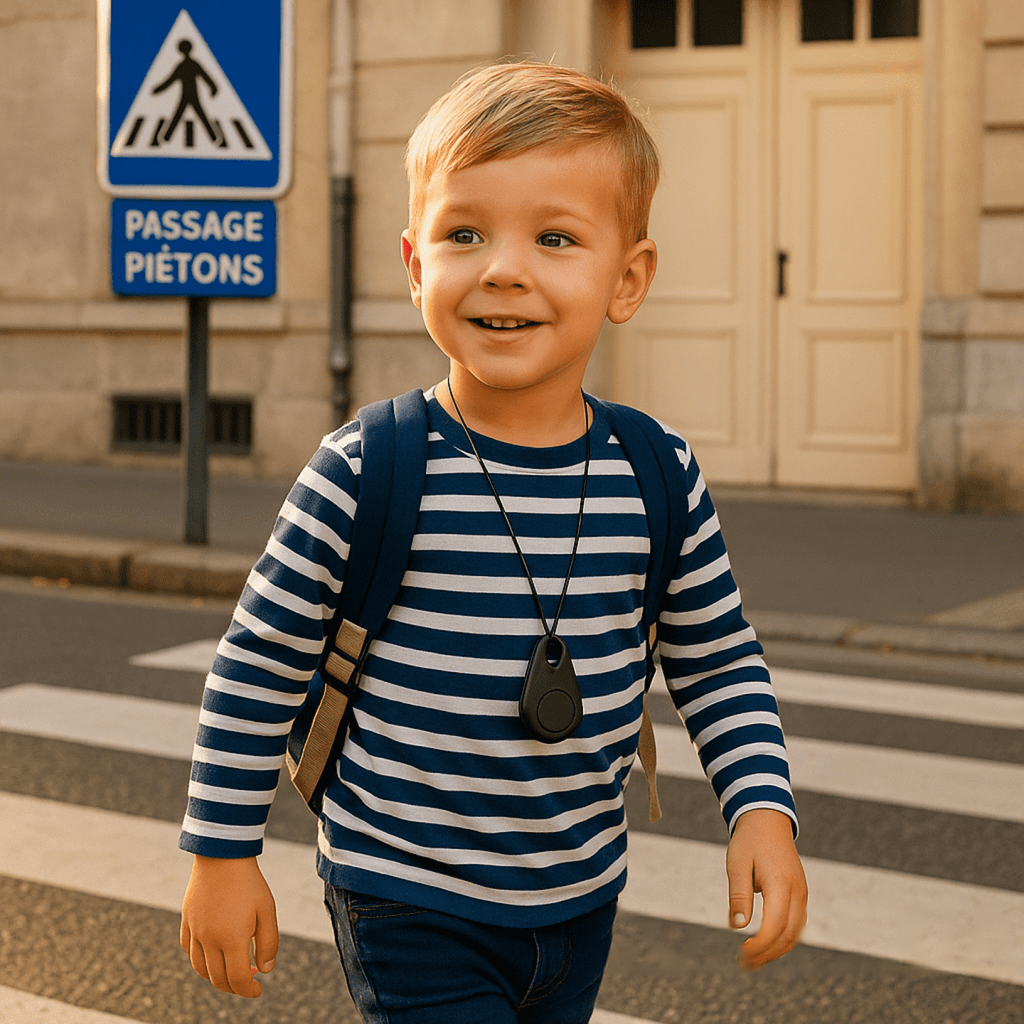 Localizzatore GPS per bambini KidiSafe — impermeabile IP67, posizione in tempo reale e SOS
