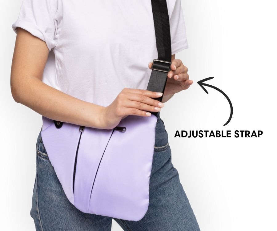 Anti-Theft Travel Bag — Concealed Zipper Design & Secure Front Pockets