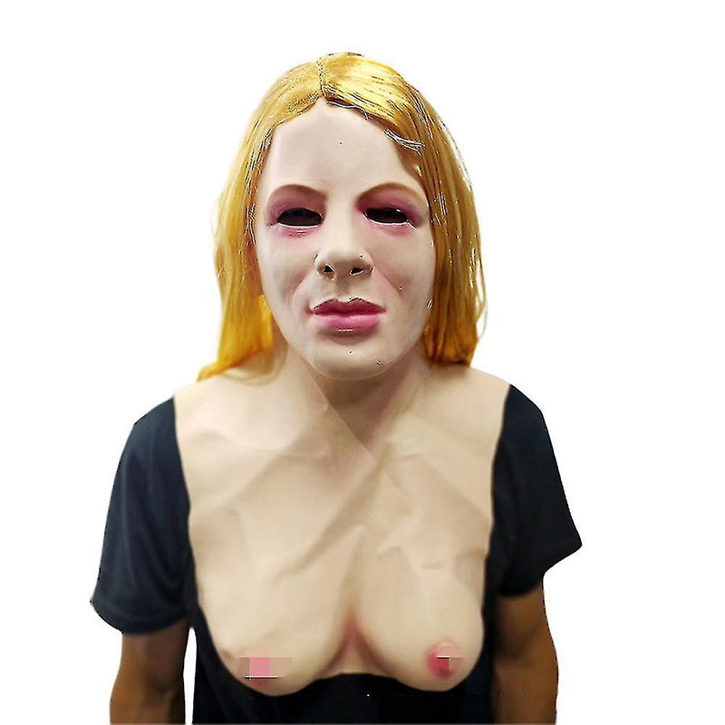 Realistic Latex Mask | Halloween Cosplay Costume | Full Face