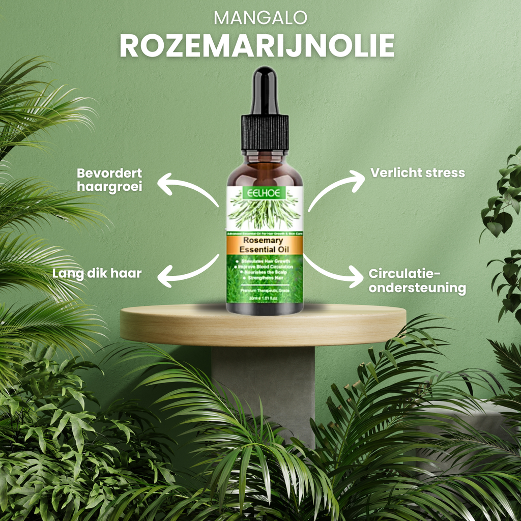 Rosmarin-Haaröl für Haarwachstum — erfrischende Kopfhautpflege