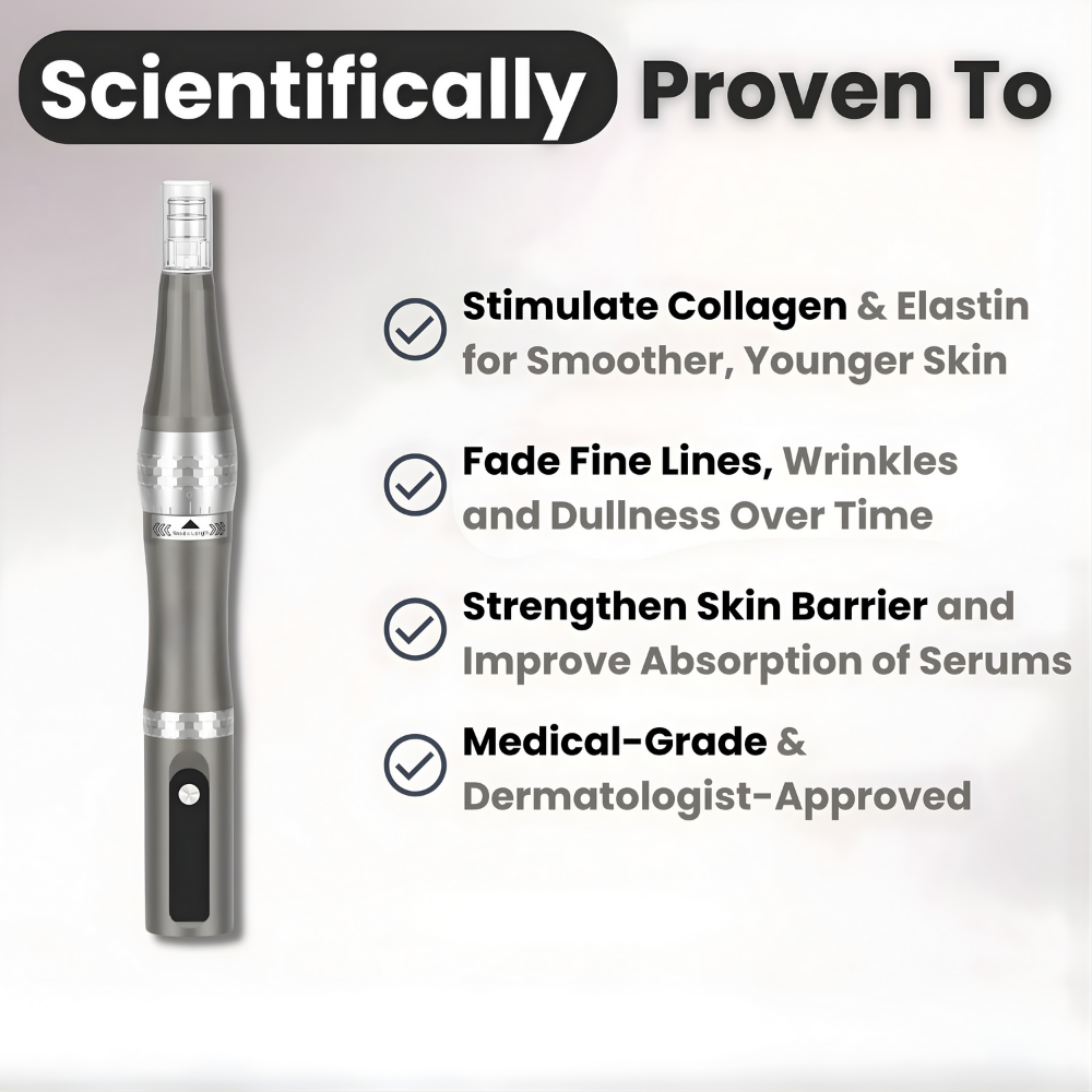Bolígrafo de cartucho de espiral nano — dispositivo de microneedling con microcanales