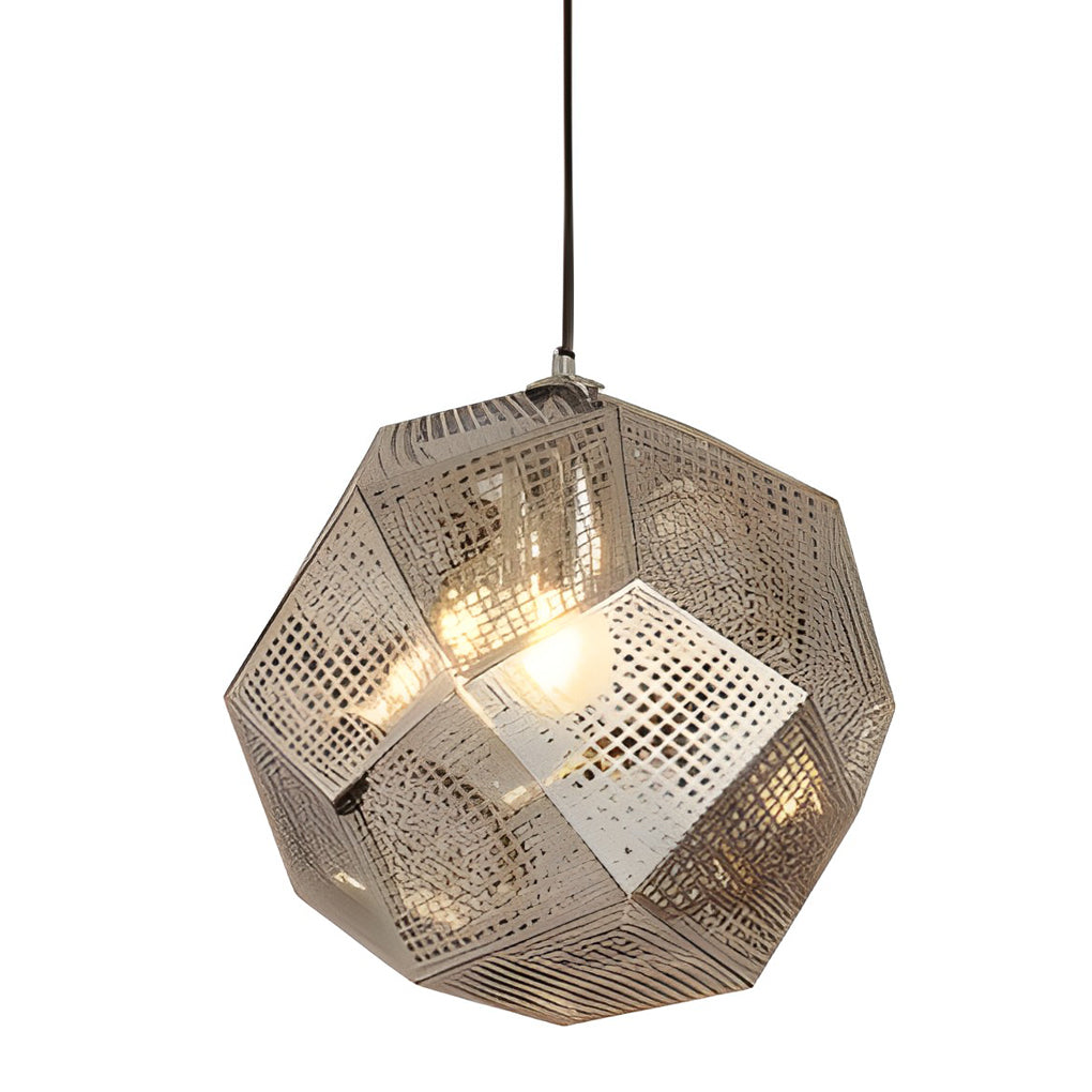 Στρογγυλό γεωμετρικό κρεμαστό φωτιστικό LichtDesign — Ηλεκτρολυτικά επεξεργασμένο μέταλλο