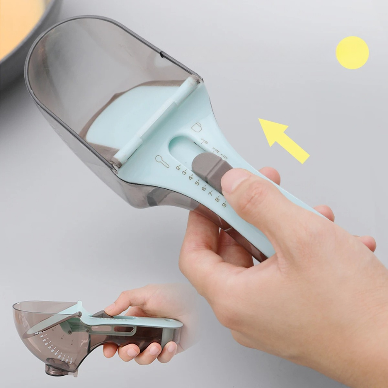 2Pcs Adjustable Measuring Cup And Measuring Spoon | Filindra