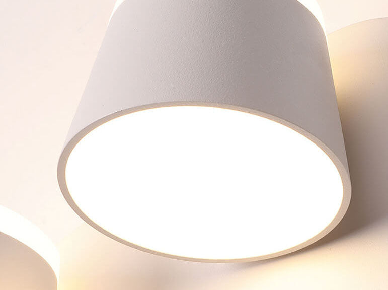 Nordische drehbare LED-Zylinder-Wandleuchte — 1/2/3-flammig