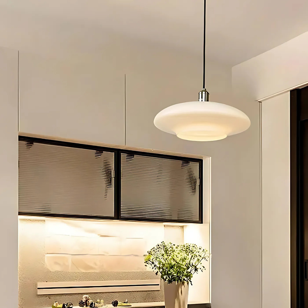 Novalume Pendant Light With Glass Shade For Dining And Living Rooms