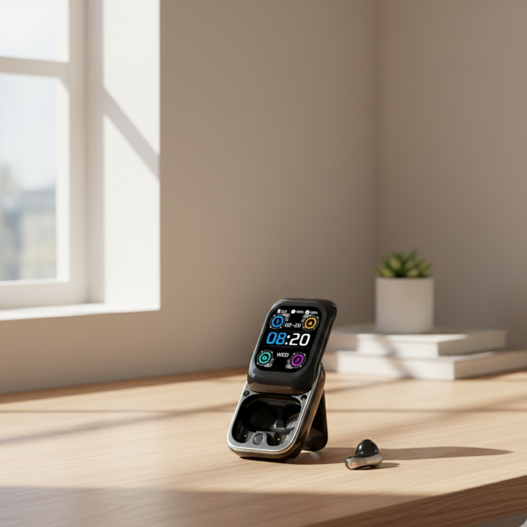 سماعات أذن لاسلكية بتقنية Bluetooth من HTC NE48 — تشغيل غامر وجودة مكالمات واضحة