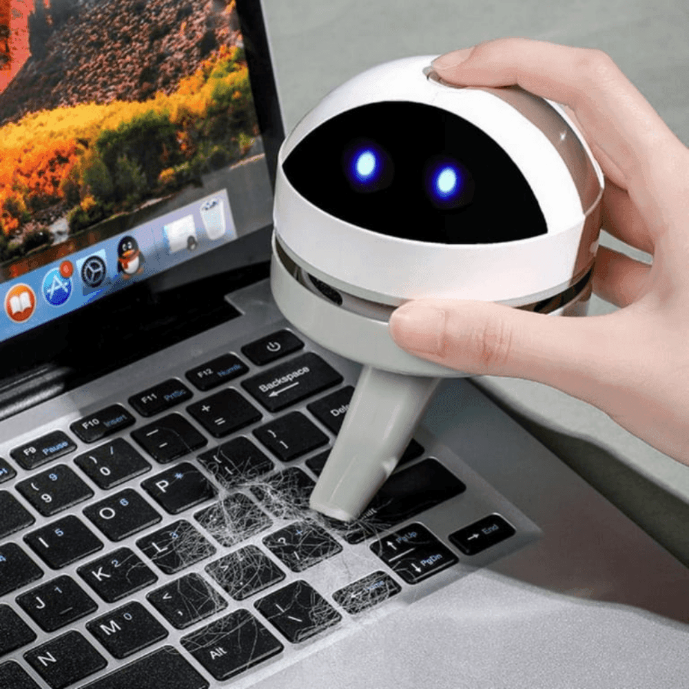 Mini Desk Vacuum Cleaner Robot — Compact USB Rechargeable