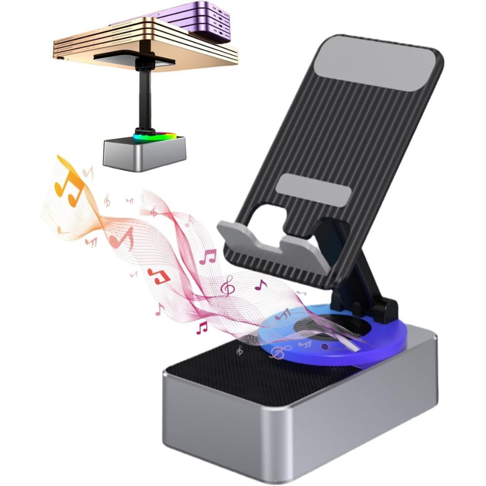 4-in-1 Phone Stand with Bluetooth Speaker | Filindra