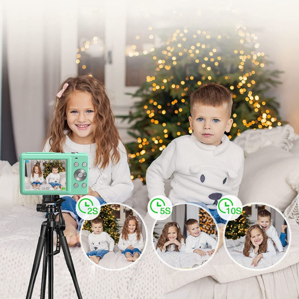 Pro Vlogging Camera — 44MP, 1080P, 16x Zoom, Compact & Rechargeable