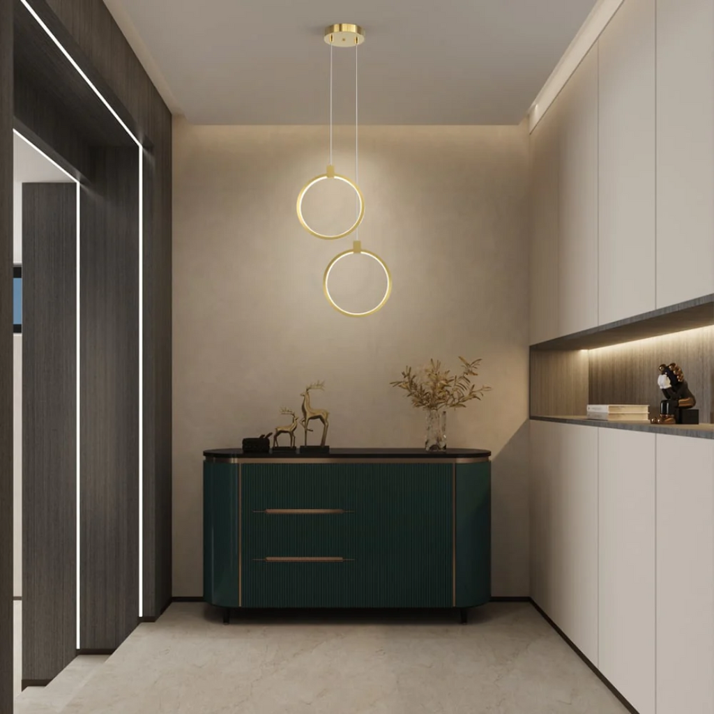 LustreGold Deckenpendelleuchte für Schlafzimmer oder Wohnraum