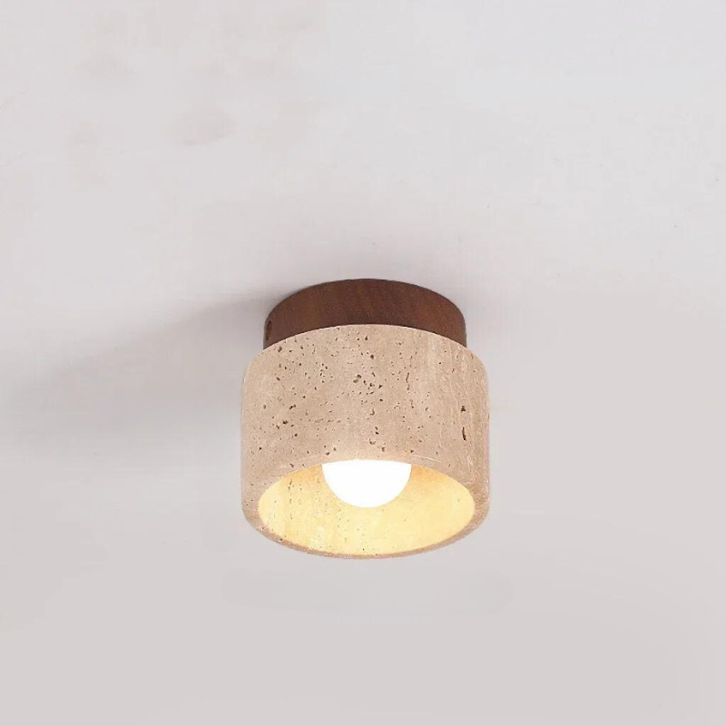 ÉclatPierre Einbauleuchte aus Travertin — Modernes Design