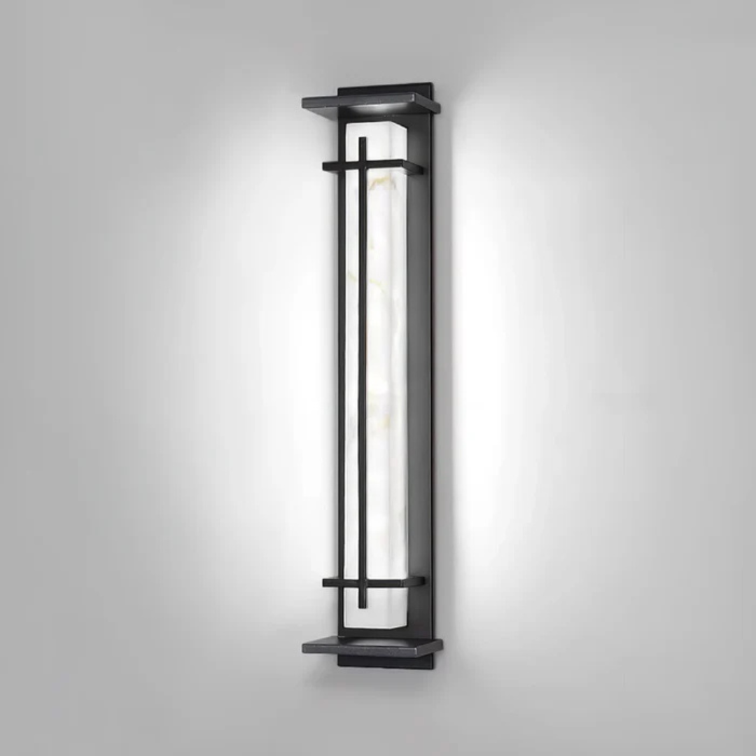 Aurelia Weatherproof Stainless Steel Outdoor Wall Lamp With LEDs For Outdoor Spaces