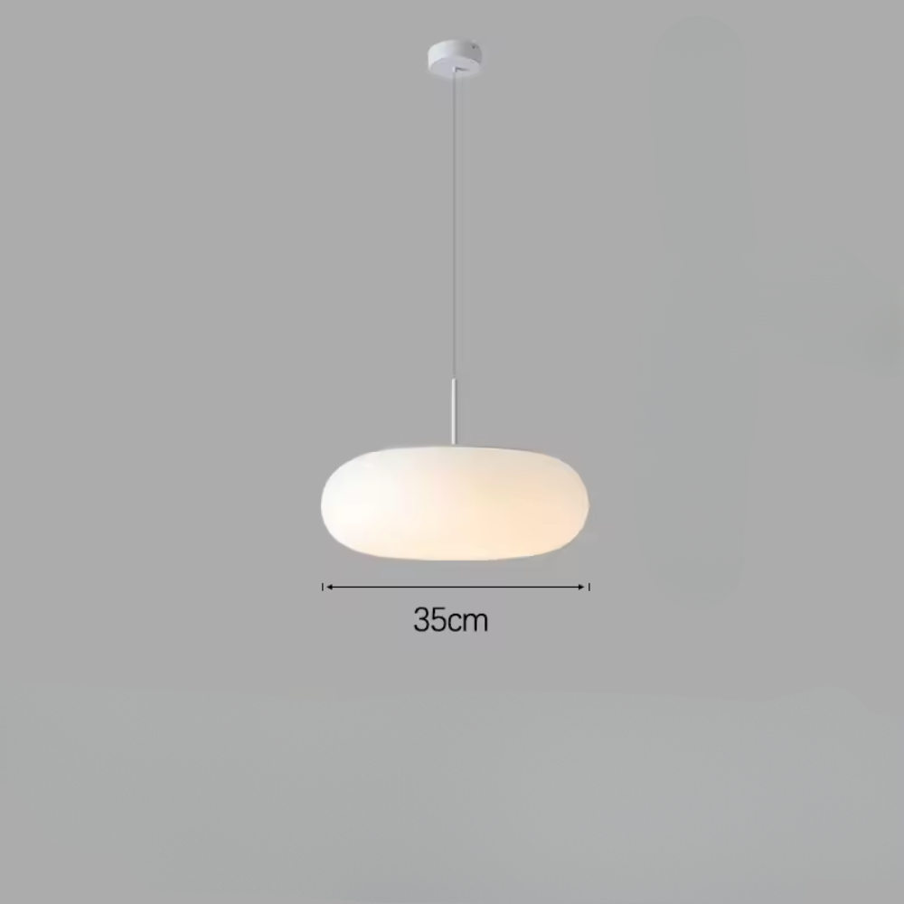 Liora Cream Compact Pendant Chandelier With Cozy LED Glow