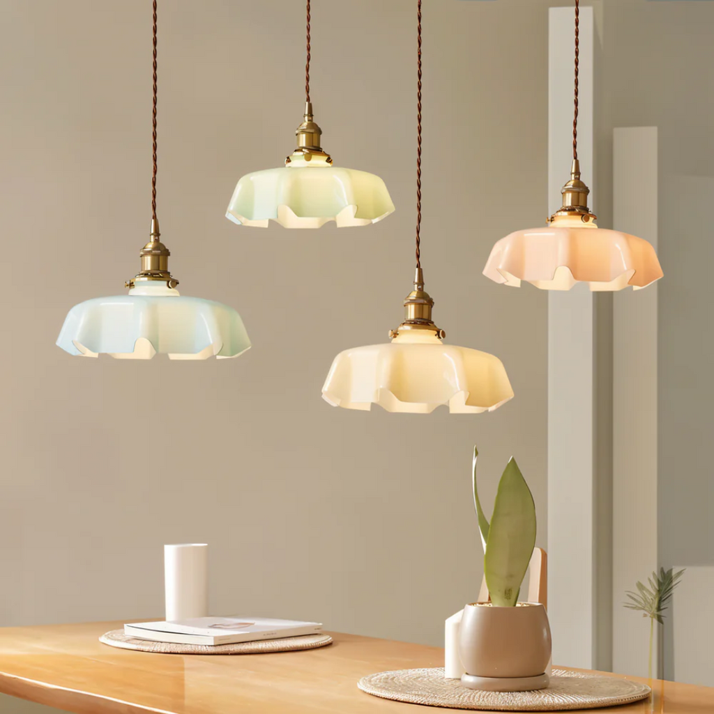 Liora Bloom Ceiling Pendant Light For Retro Dining Room