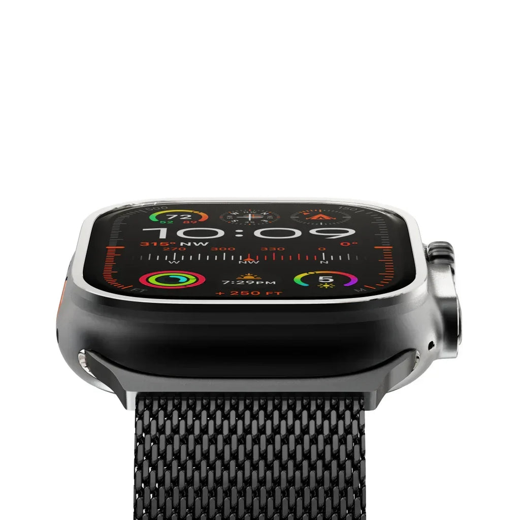 Milanese-rem i titanium til Apple Watch
