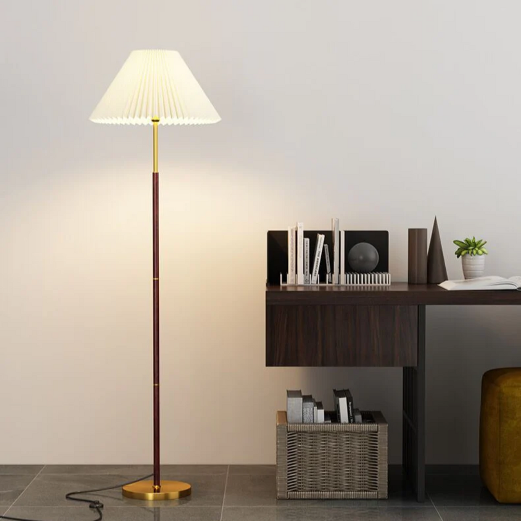 Aurea Floor Lamp With Rice Paper Panel And Gentle Warm Glow