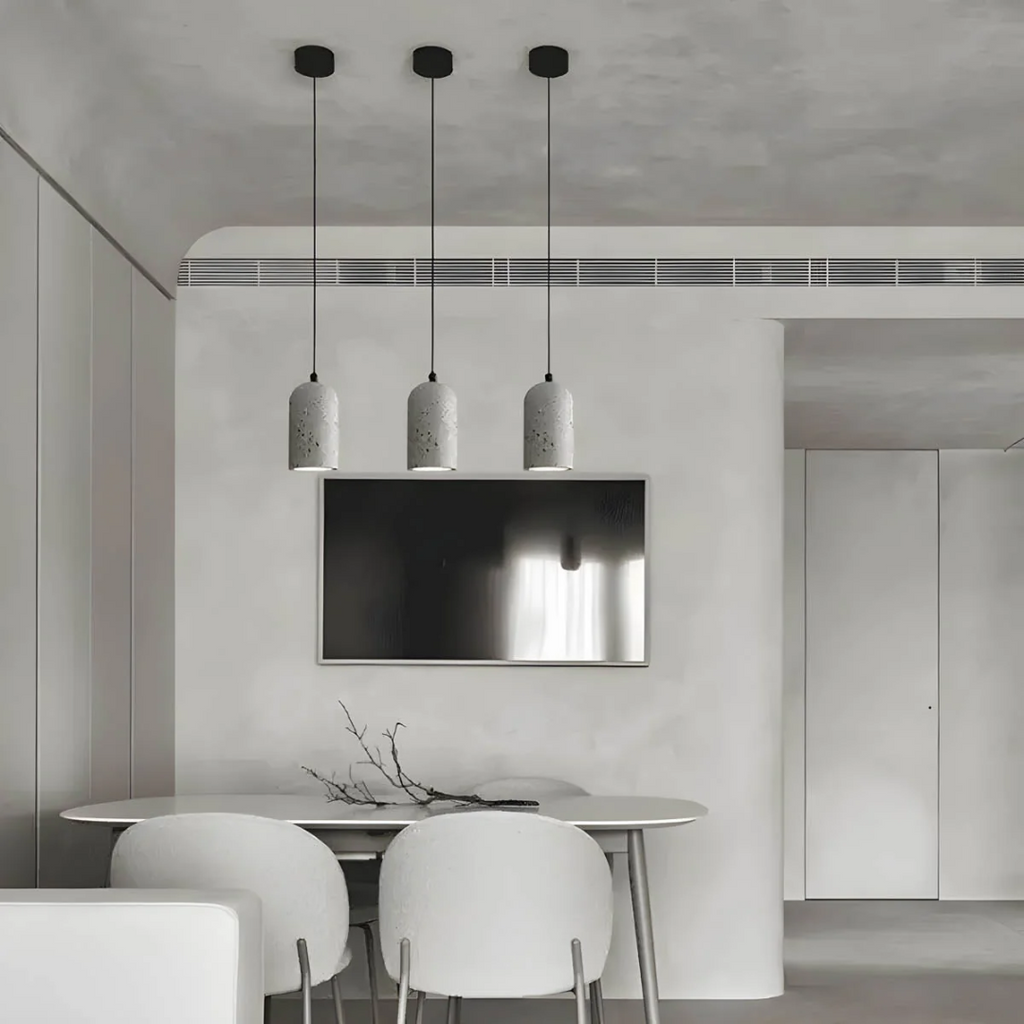 Arenor Cement Pendant Lamp For Dining Rooms And Living Areas