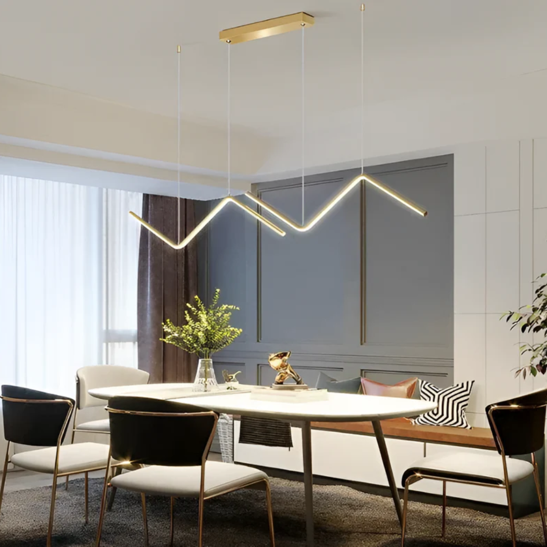 Lunara LED Pendelleuchte mit dreieckigem Design für moderne Innenräume