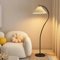 LumenArc Curved LED Floor Lamp For Living Rooms And Bedrooms