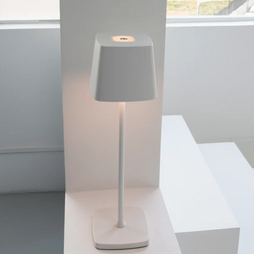 AuroraFlux Cordless LED Desk Lamp With Dimmable Brightness And Touch Sensor