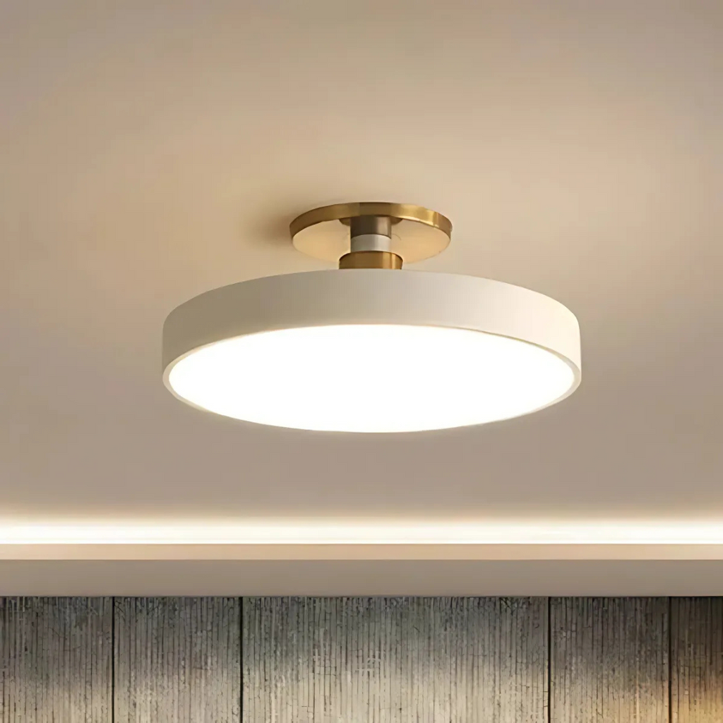 Lorien Nordic Warm Glow Ceiling Light Energy Efficient Illumination
