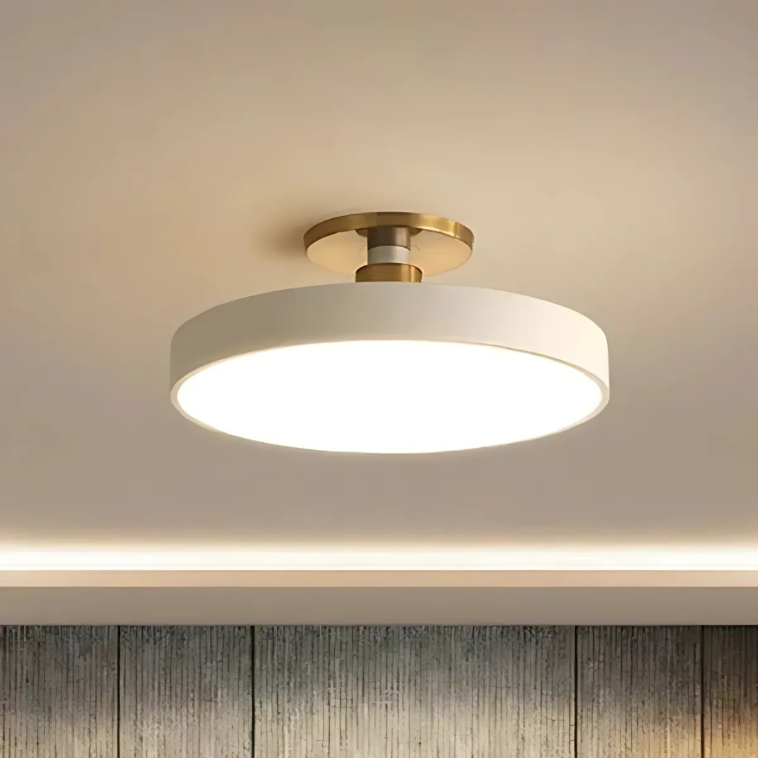 Lorien Nordic Warm Glow Ceiling Light Energy Efficient Illumination