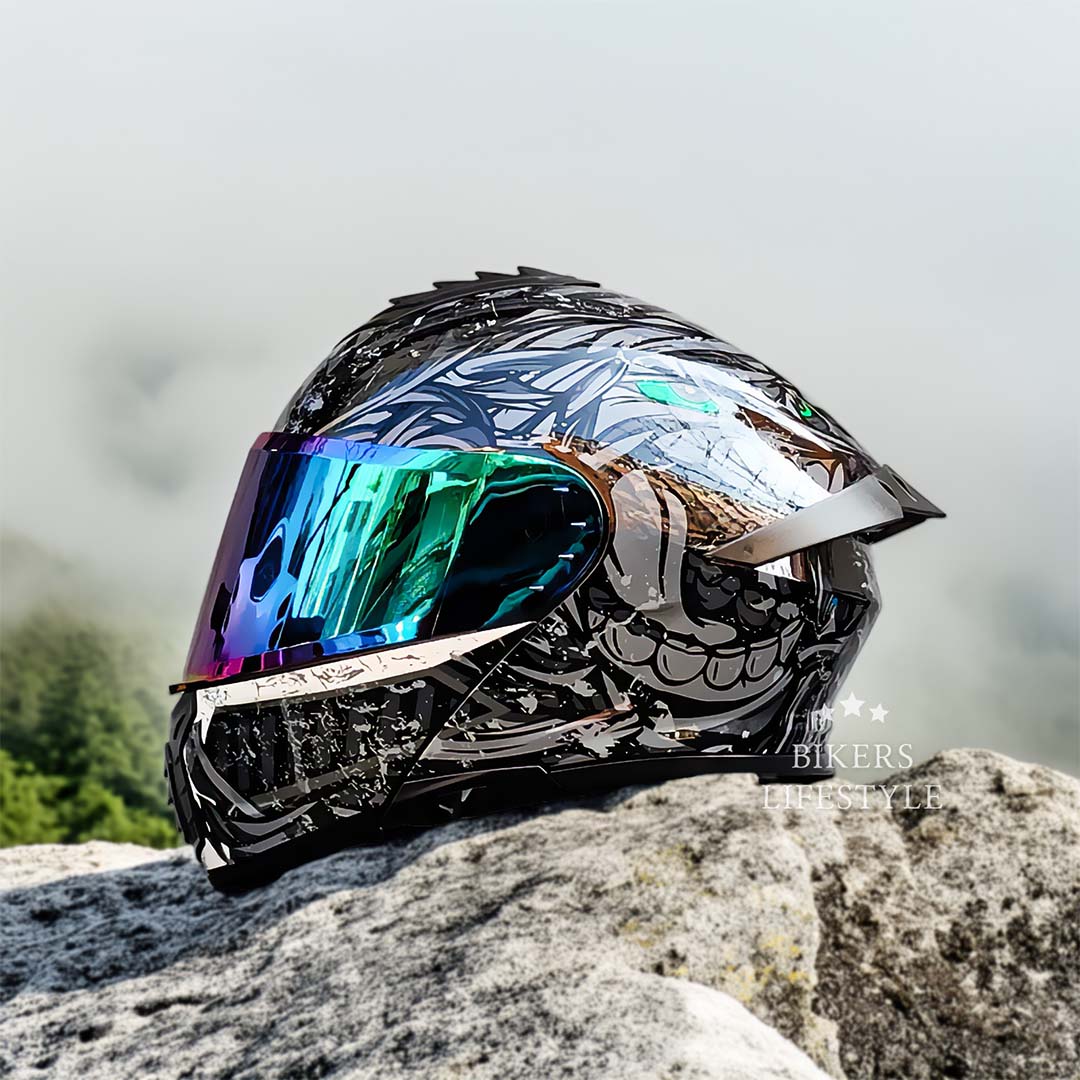 Casco modulare Orz a doppia lente certificato DOT ed ECE