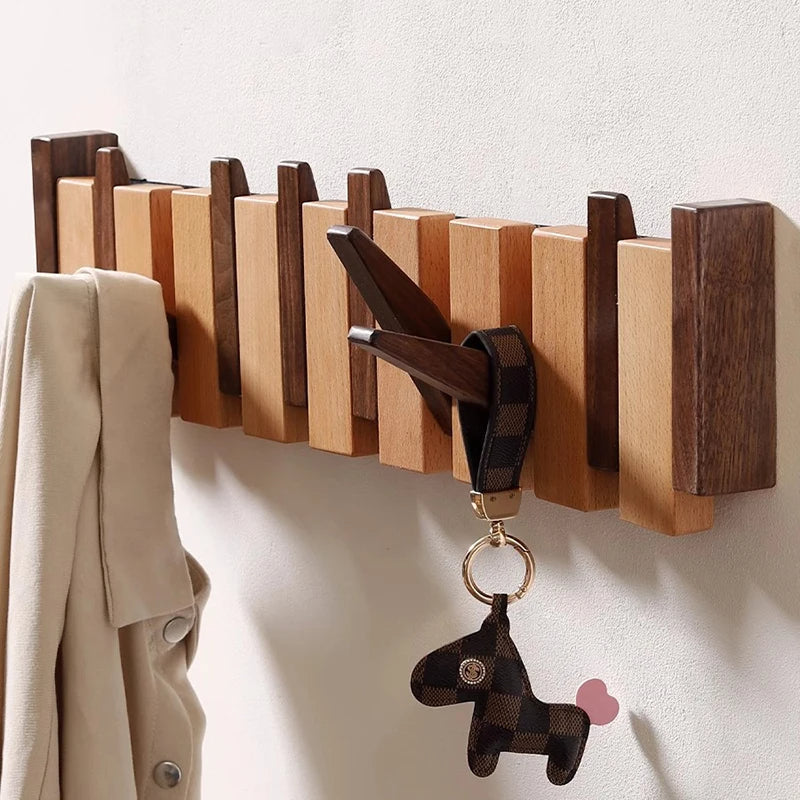 Handgefertigte Klavier-Garderobe - luxuriöse Holz-Garderobe für den Eingangsbereich