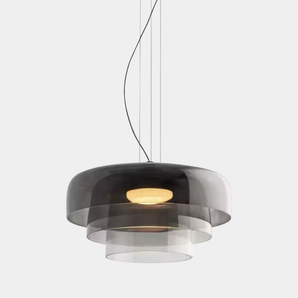 FjordLumen Glass Pendant Lamp — Distinctive Handcrafted Ceiling Light Fixture