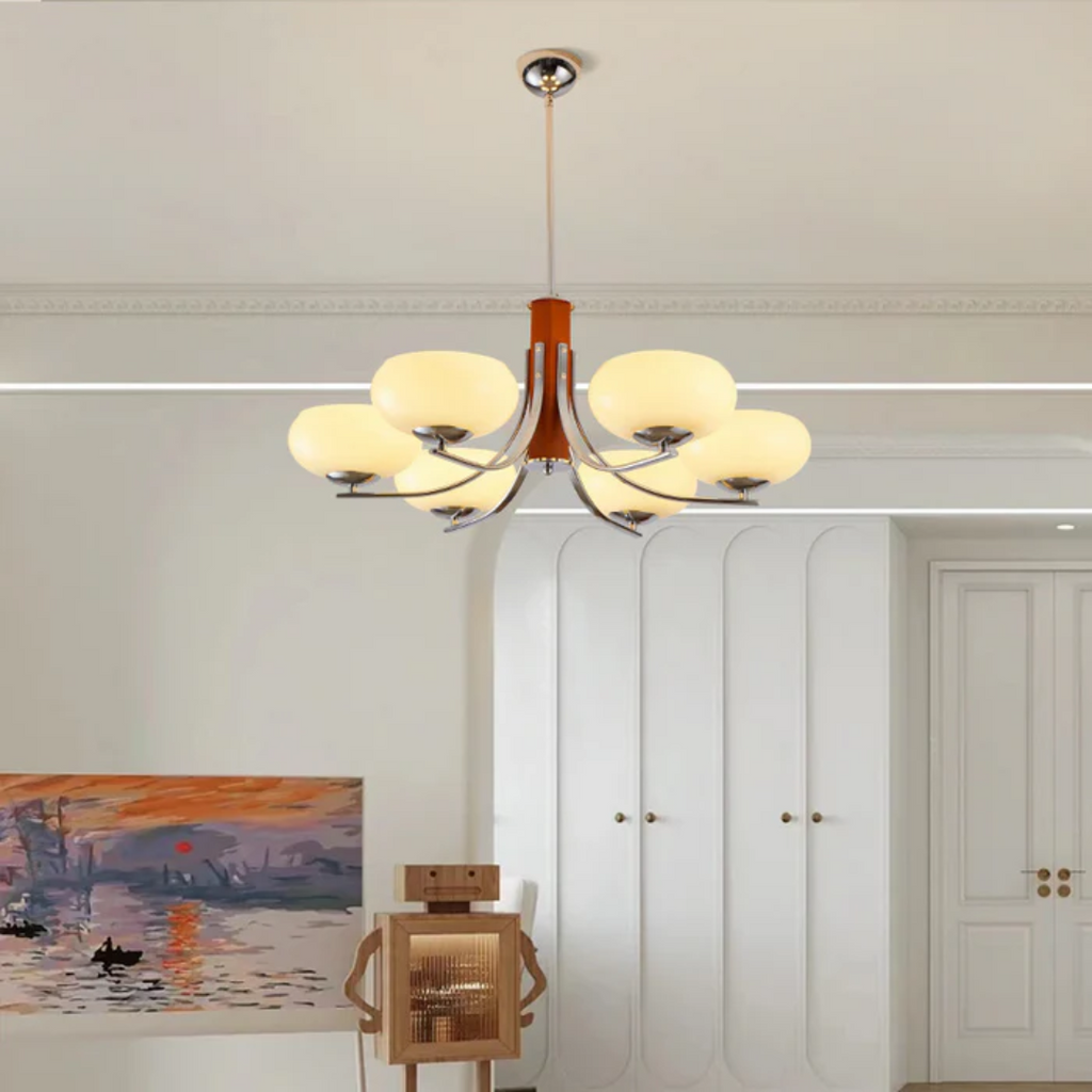 Daelora Esszimmer-Pendelleuchte im Bauhaus-Stil mit mehreren Lichtern