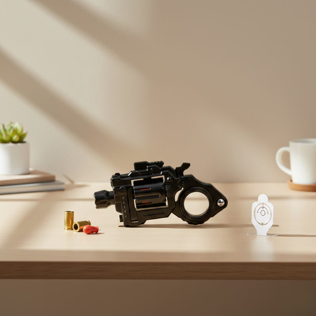 Mini-alloy-revolverudgave af fidgetspinner - mekanisme i lommestørrelse