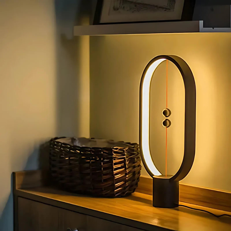 LumaCrest LED-Schreibtischlampe für stimmungsvolle Beleuchtung am Nachttisch im Homeoffice  