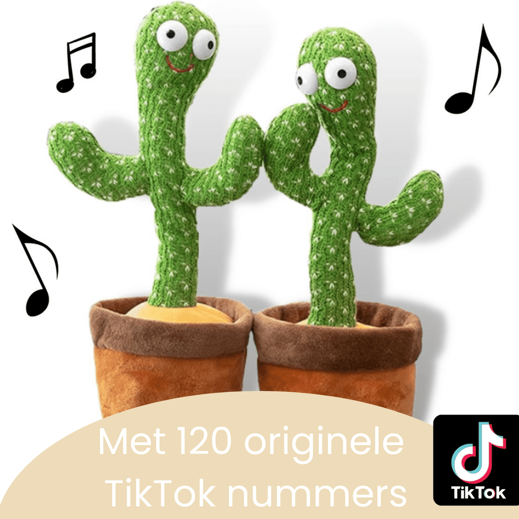 Happy Cactus παιχνίδι που χορεύει και ενεργοποιείται με ήχο — τραγουδά και κινείται