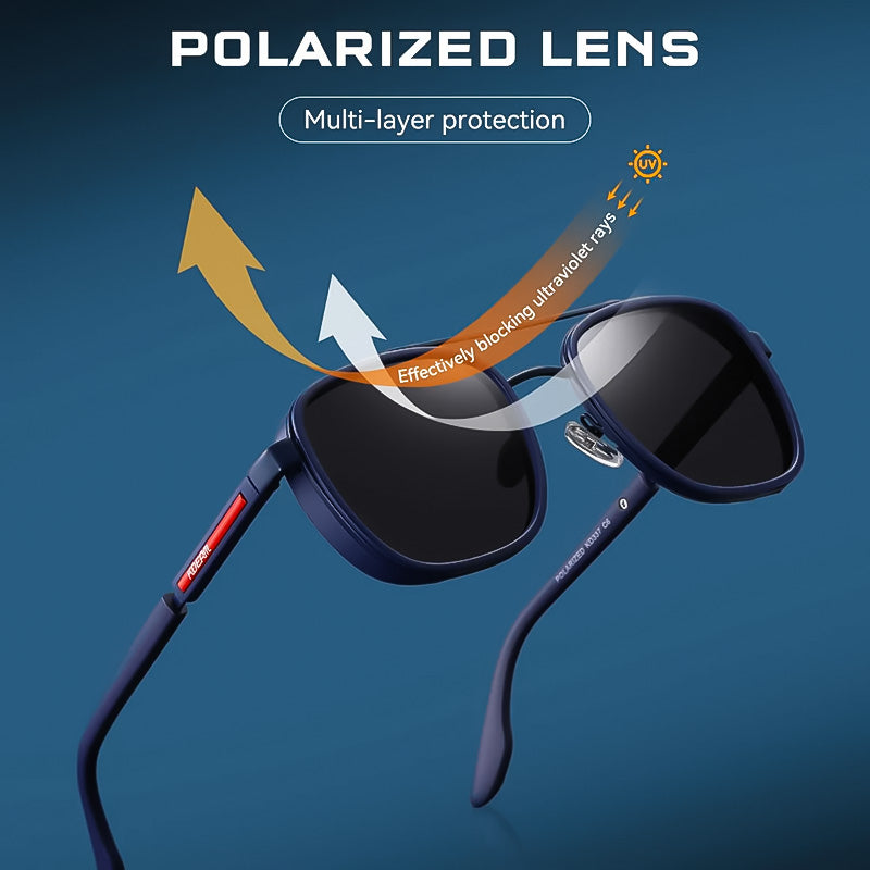Vintage Polarized Sunglasses — Lightweight Frames, Anti Blue Light & UV Protection