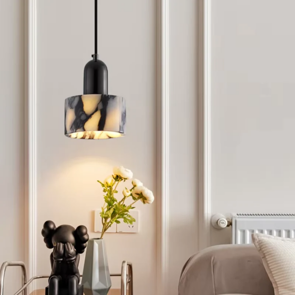 Kestrel Black Marble Pendant Light For Dining Rooms And Kitchens