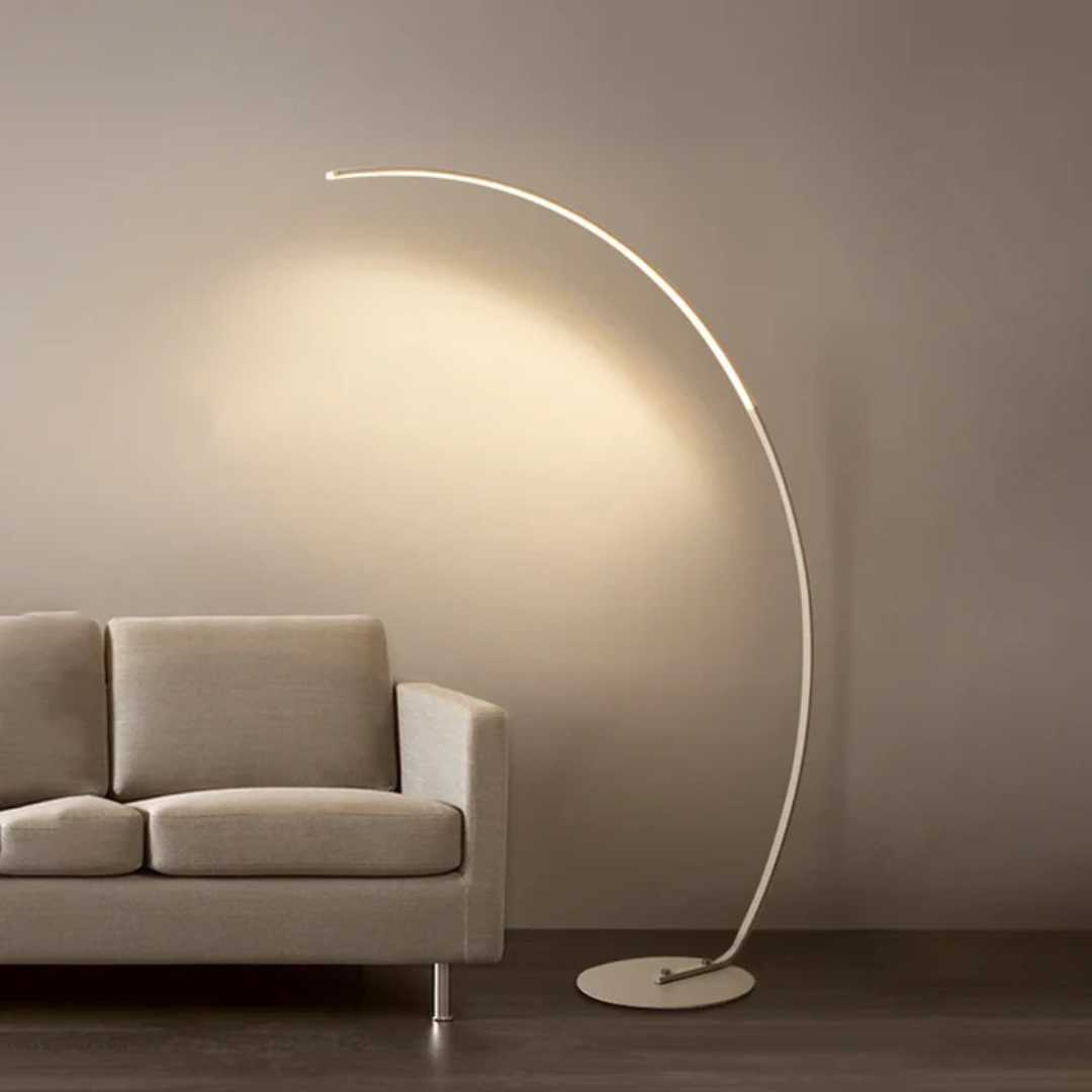 Solmere Arc Floor Lamp For Bedrooms And Living Rooms At Home