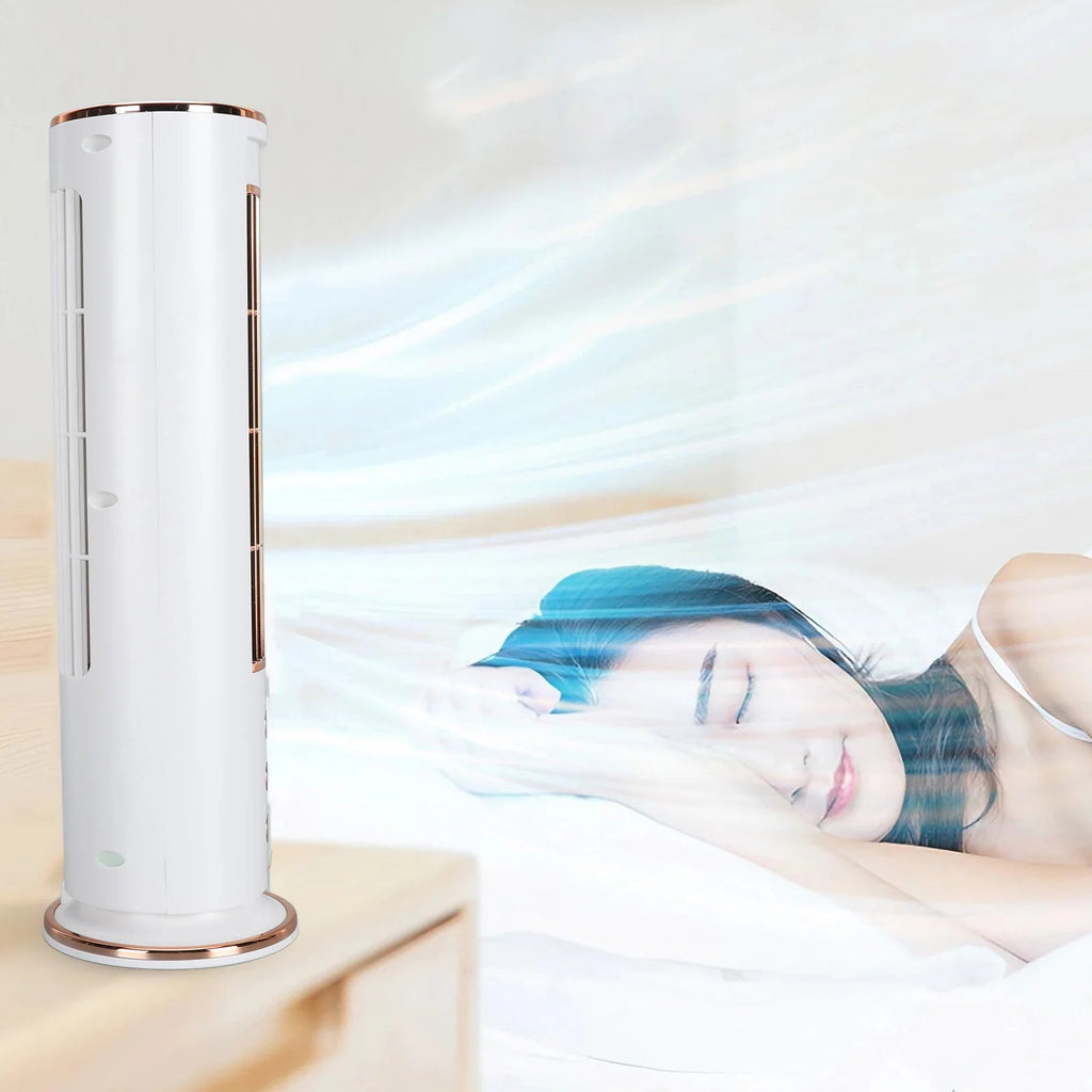 Bladeless Desktop Air Conditioner Fan with Remote Control | Filindra
