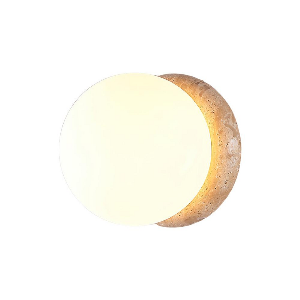 Travertine TerraLux Exterior Wall Light On Facades And Walkways