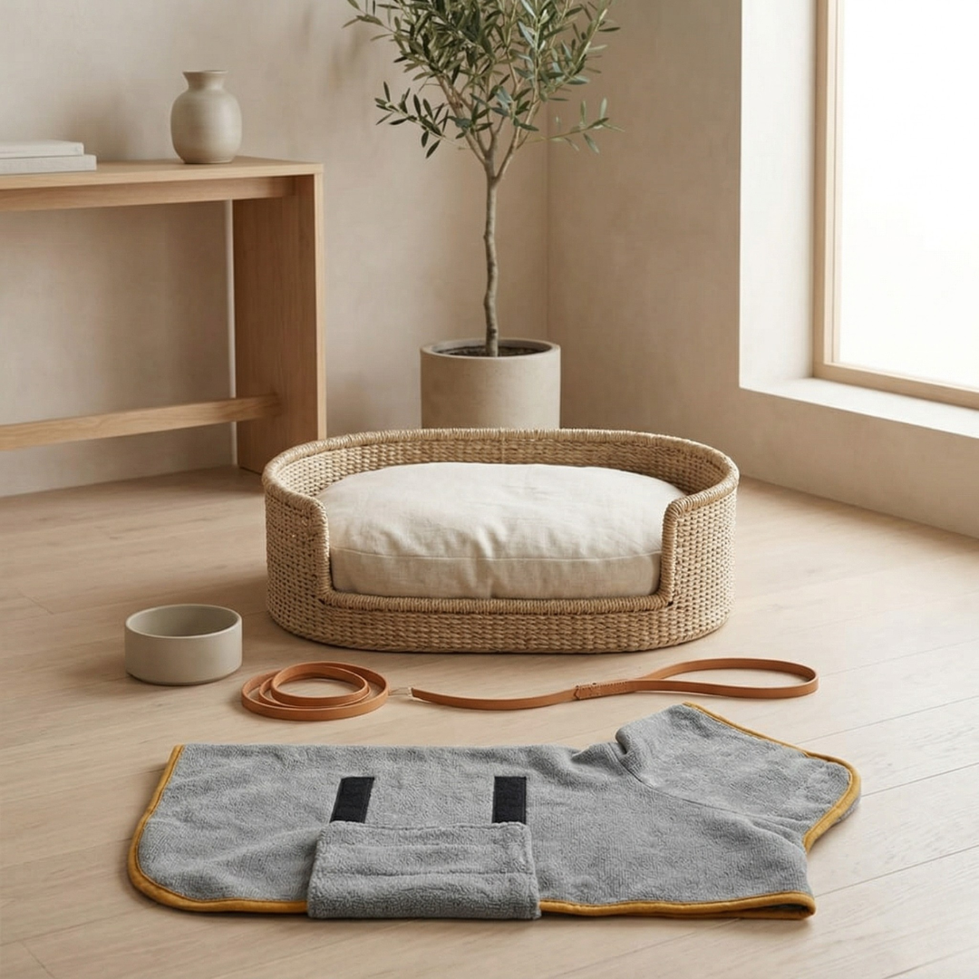 Dichtes Mikrofaser-Handtuch zum Trocknen von Hunden – schnelle Saugfähigkeit, hält warm, anpassbarer Verschluss
