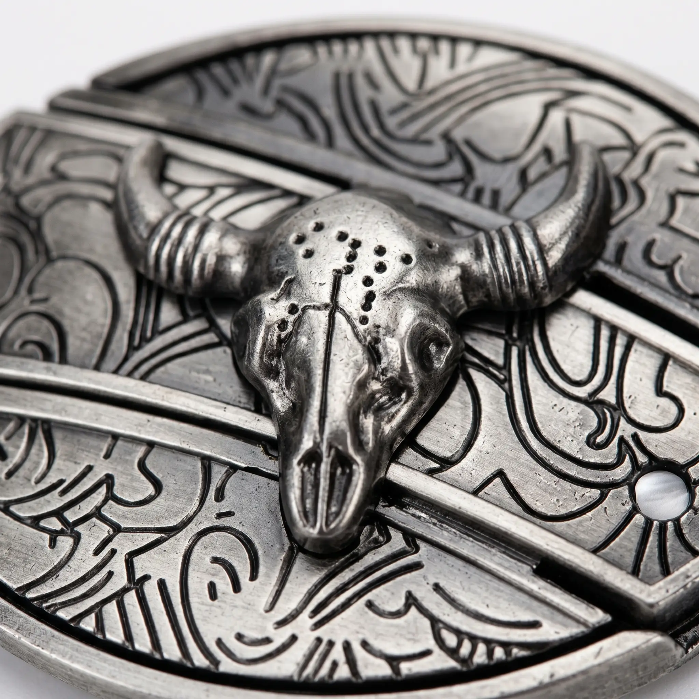 Metal Oval Cowboys Belt Buckle – Western Style Durable & Decorative | Filindra
