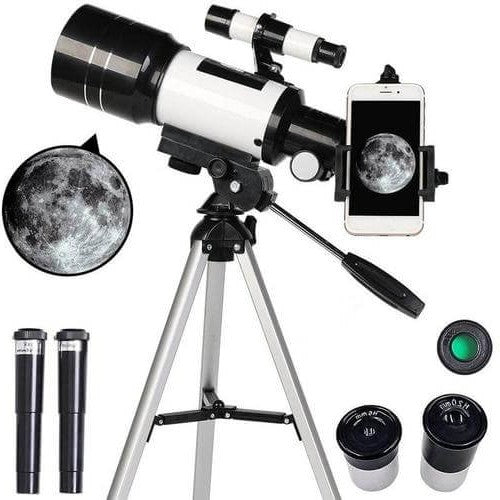 Moonwatcher tragbares Teleskop auf Stativ, 150-fache optische Vergrößerung