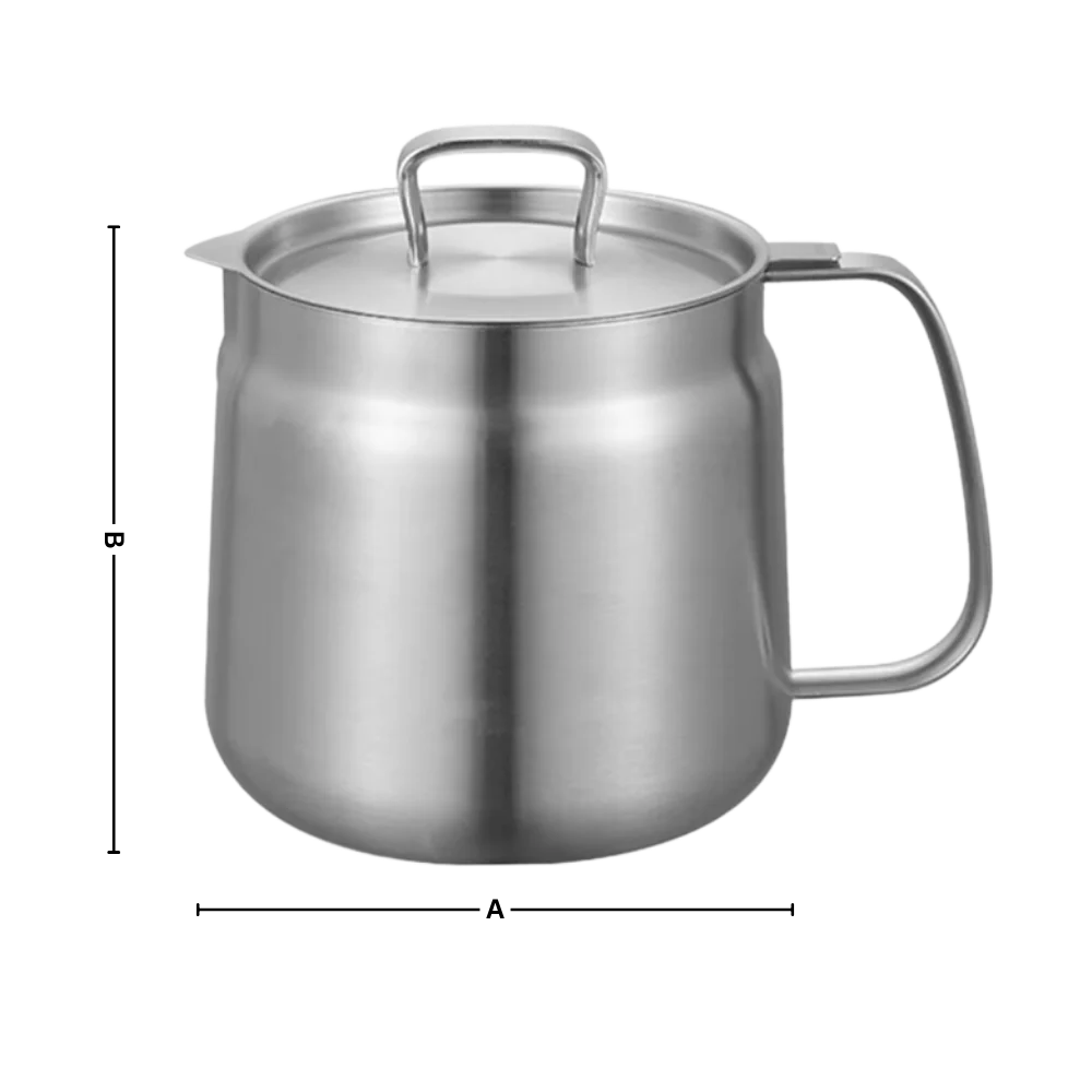2-in-1 Stainless Steel Deep Frying Pot | Filindra