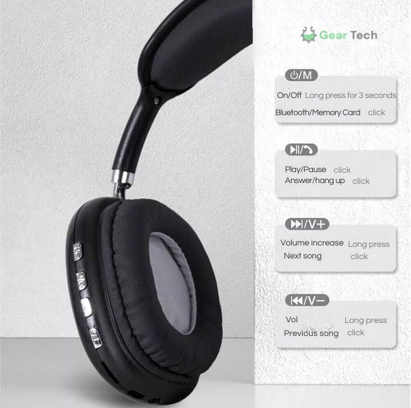 Solara Pro -langattomat kuulokkeet – Bluetooth-melunvaimennus, 40 tunnin akunkesto