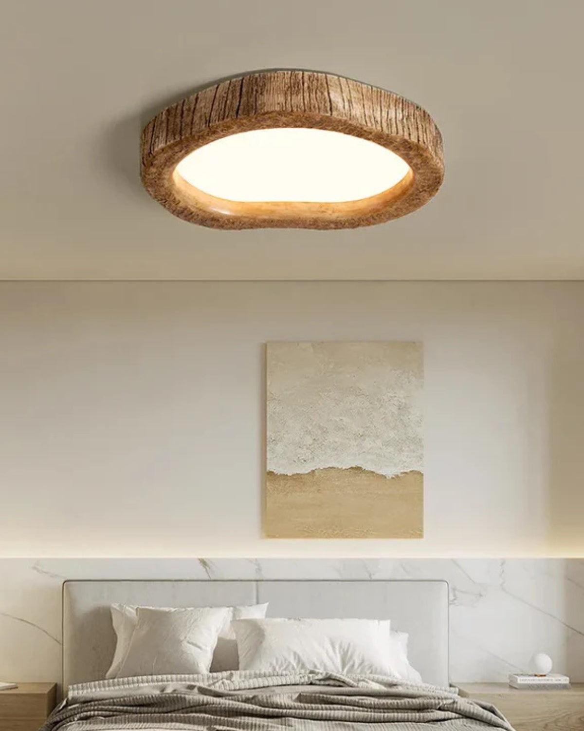 NovaOak Ceiling Light With Subtle Warm Glow For Modern Homes