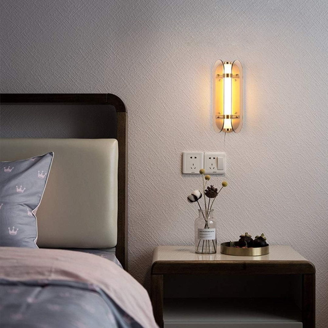 NovaLux LED Glass Wall Light For Modern Interiors Home And Office
